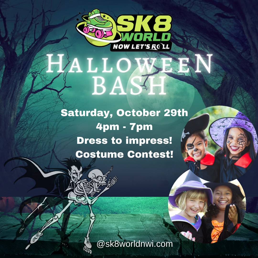 SK8worldnwi-halloween-bash (1) | Sk8 World Portage Indiana Halloween Bash at Sk8 World of Portage